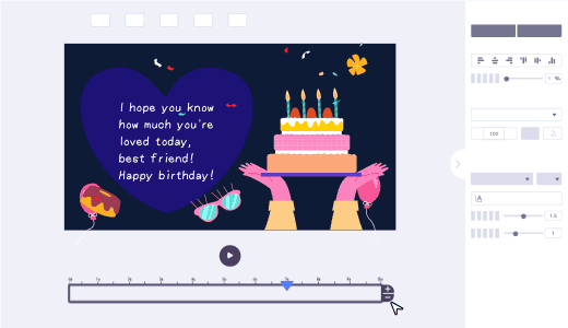 Birthday Video Maker - Unique Way to Wish Birthday Online